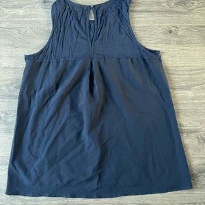 Banana Republic tank cotton and slinky blend
